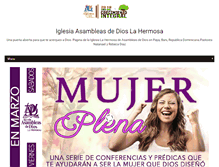 Tablet Screenshot of iglesiadepaya.com